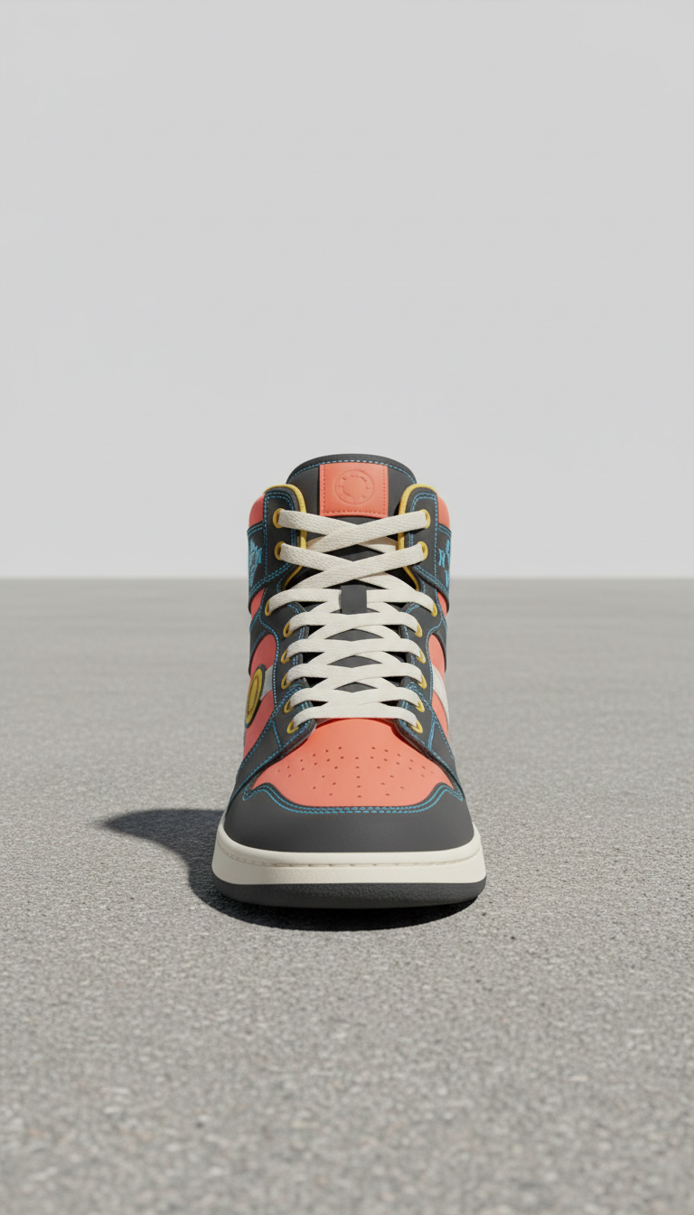 Zapatilla high-top Street Coral Edition